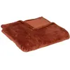 Image de Atmosphera Créateur d'intérieur - Plaid Doux Uni Flanel 130x180cm Terracotta
