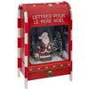 Image de Fééric Lights and Christmas - Décoration Lumineuse de Noël "Boîte aux lettres" 40cm Rouge