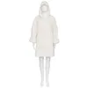 Image de Sweat plaid bouclette TU ivoire Atmosphera