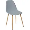 Image de Atmosphera, Chaises, Chaise de salle à manger gris/marron clair, 46 cm x 52 cm x 86 cm