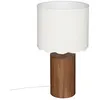Image de Atmosphera Créateur d'intérieur - Lampe à Poser Cylindrique "Vania" 50cm Marron