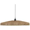 Image de Atmosphera, Suspension, Lampa wisz ca Lampa nad stó  w jadalni BELLAMY, pleciony klosz z juty, Ø 58 cm