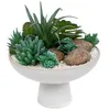 Image de Atmosphera Créateur d'intérieur - Composition de Plantes Artificielles "Soleya" 20cm Blanc