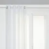 Image de Atmosphera Créateur d'intérieur - Rideau Voilage à  illets "Paxta" 135x240cm Blanc
