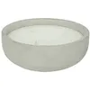 Image de bougie citronelle 25h pot ciment 1600g 30x12.5cm - générique 200607