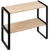 Image de Five Simply Smart - Étagère à 2 niveaux en bois BLACKWOOD - Beige - Blackwood