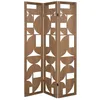 Image de Atmosphera Créateur d'intérieur - Paravent Ajouré Design "Hernan" 121x170cm Marron