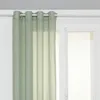 Image de Atmosphera Créateur d'intérieur - Rideau Voilage à  illets "Paxta" 135x240cm Vert Céladon