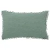Image de Atmosphera Créateur d'intérieur - Coussin Nid d'Abeille Widdy 30x50cm Vert Céladon