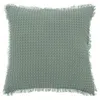 Image de Atmosphera Créateur d'intérieur - Coussin Nid d'Abeille "Widdy" 45x45cm Vert Céladon