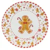 Image de Atmosphera Créateur d'intérieur - Assiette de Présentation "Pain Épice" 33cm Blanc