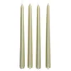 Image de Atmosphera Créateur d'intérieur - Lot de 4 Bougies Bâton "Satin" 25cm Or