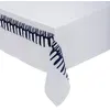 Image de Atmosphera Créateur d'intérieur - Nappe Déco "Brodée" 150x300cm Blanc