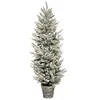 Image de Sapin en pot 150 cm artificiel enneigé Frosty