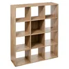 Image de Étagère bois 12 cases Mix coloris naturel 5five