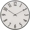 Image de Atmosphera Créateur d'intérieur - Horloge Murale Relief "Edgar" 35cm Blanc