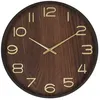 Image de Horloge D38 Ivana bois foncé Atmosphera