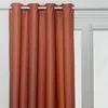 Image de Atmosphera Créateur d'intérieur - Rideau Isolant à  illets "Eliat" 140x260cm Terracotta