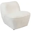 Image de Fauteuil chauffeuse chenille blanc Minari Atmosphera