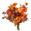 Image de Atmosphera Créateur d'intérieur - Bouquet Artificiel Automnal "James" 55cm Orange
