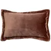 Image de Atmosphera Créateur d'intérieur - Coussin Déco Flanelle "Cuddly" 38x58cm Marron