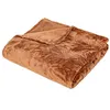 Image de Atmosphera Créateur d'intérieur - Plaid Déco Flanelle "Ryo" 180x230cm Terracotta