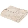 Image de Atmosphera Créateur d'intérieur - Plaid Déco Flanelle "Ryo" 180x230cm Beige Lin