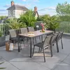 Image de Table fixe 6p Evasion honey/graphite Hespéride