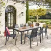 Image de Table fixe 8p Evasion honey/graphite Hespéride