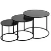 Image de Lot de 3 tables à café Noan noir Atmosphera