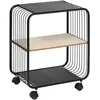 Image de 5Five, Étagère, Pó ka mobilna NOIR, 2-poziomowa, metalowa, 43,3 x 28 x 53 cm (43.30 x 28 x 53 cm)