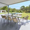 Image de Table extensible 10 places Evasion effet bois lin/laurier Hespéride