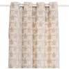 Image de Atmosphera Créateur d'intérieur - Rideau Jacquard en Velours "Luna" 140x260cm Beige Lin