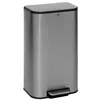 Image de FIVE Simply Smart - Poubelle de Cuisine à Pédale "Inox" 30L Gris