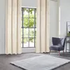 Image de Atmosphera Créateur d'intérieur - Rideau Occultant "Fujo" 135x260cm Beige Lin