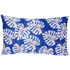 Image de Atmosphera Créateur d'intérieur - Housse de Coussin Extérieur "Falla" 30x50cm Bleu Indigo