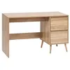 Image de Bureau 2 tiroirs 120 cm Abana naturel 5five