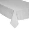 Image de Féérie Lights & Christmas - Nappe design étoiles de Noël - L. 240 x l. 140 cm - Blanc et argent - La maison des couleurs