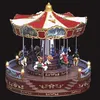 Image de Village de noël carrousel animé, lumineux et musical