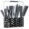 Image de Secret de Gourmet - Ménagère 24 Pièces Avec Rack "Géo" 24cm Noir