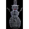 Image de Bonhomme de neige de Noël 120 cm lumineux extérieur