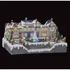 Image de Village du père noël animé et lumineux fontaine du centre ville