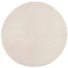 Image de Atmosphera Créateur d'intérieur - Tapis Rond Imitation Fourrure "Doucea" 80cm Ivoire