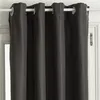 Image de Atmosphera Créateur d'intérieur - Rideau à  illets Isolant "Isa" 140x260cm Gris