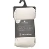 Image de Atmosphera - Drap Housse bonnet 27 cm 100% Coton lavé 140x190 cm - Blanc Ivoire - VILMA