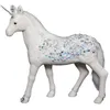 Image de Fééric Lights and Christmas - Licorne avec Paillettes "Légende d'Hiver" 25cm Blanc