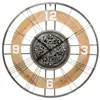 Image de Horloge D90 rouages métal et sapin Lana Atmosphera