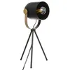 Image de Atmosphera - Lampe trépied en métal - Noir - BIL