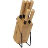 Image de FIVE Simply Smart - Bloc 5 Couteaux Bambou 31cm Naturel