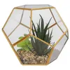 Image de Atmosphera Créateur d'intérieur - Plante Artificielle & Terrarium Déco "Julie" 17cm Or